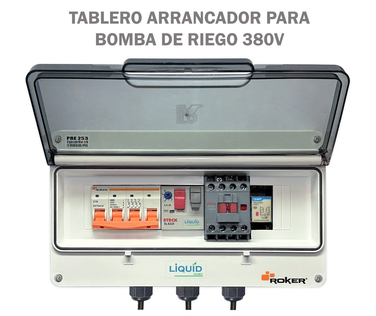 Tablero de arrancador de bomba a medida