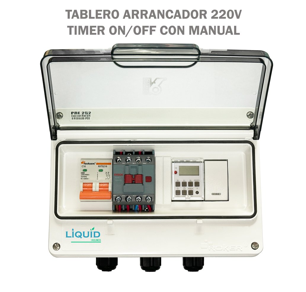 Conexiones eléctricas de arrancador de bomba personalizado