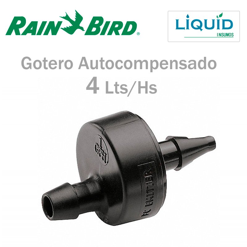Gotero Rain Bird autocompensado vista lateral
