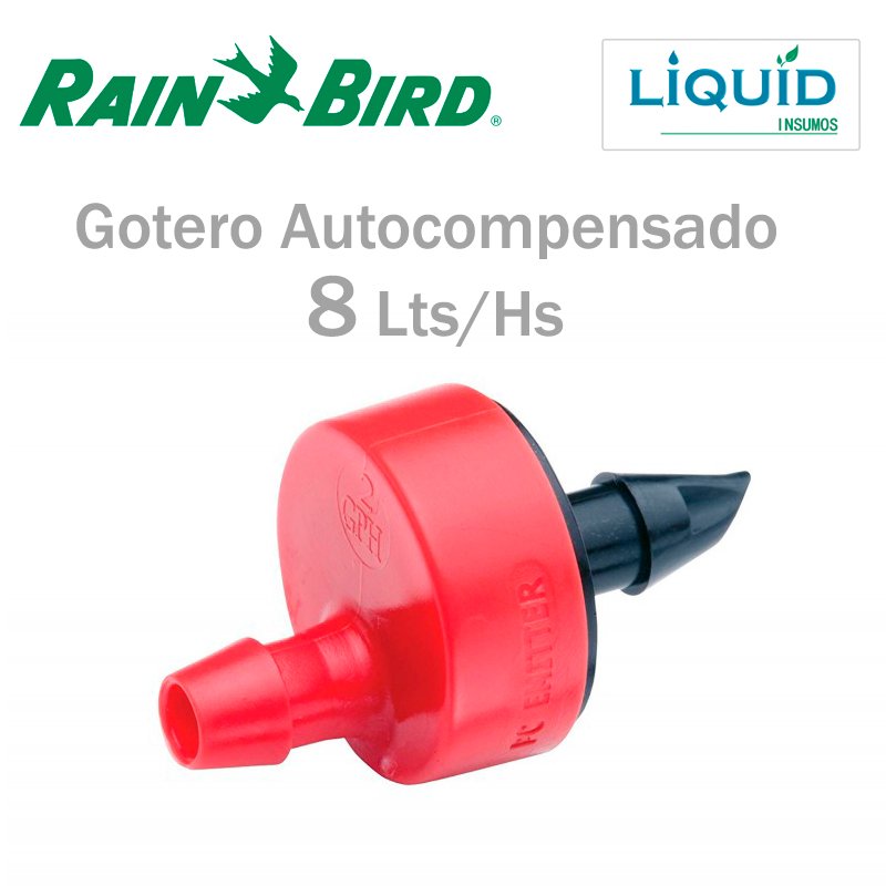 Gotero Rain Bird autocompensado detalle interno