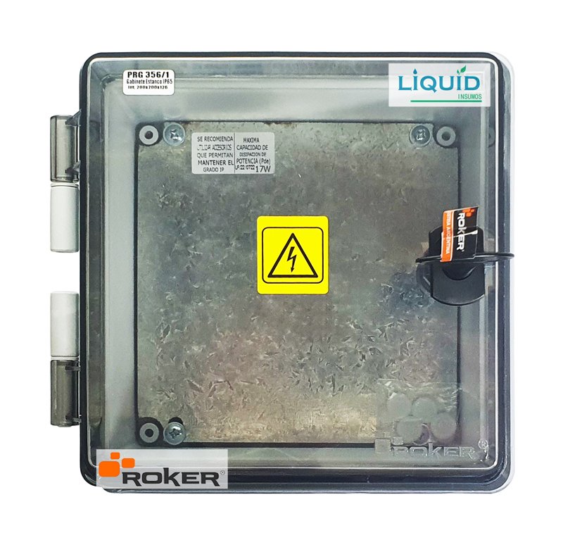 Detalle de cierre de seguridad gabinete Roker