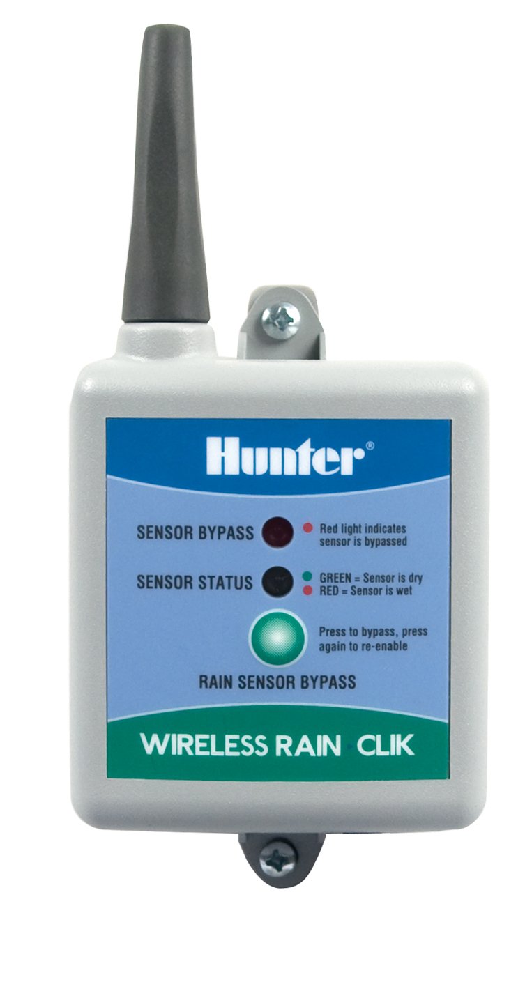 Sensor de lluvia Hunter WR Rain-Click receptor inalámbrico